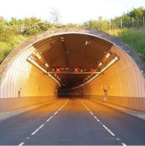 The tunnel at Hindhead took four and a half years to build