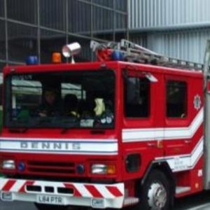 `My other vehicle's a fire engine, honest!`