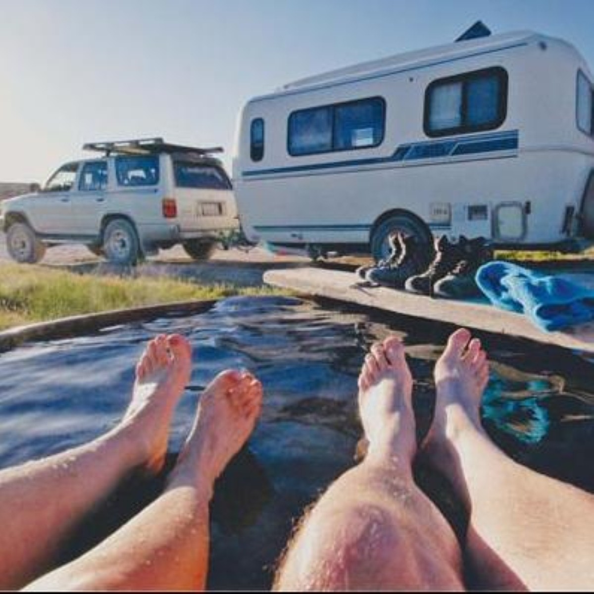 Setting off on a caravan holiday is proving to be popular this summer