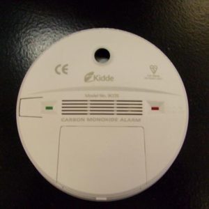 Carbon monoxide alarms are now standard kit on all new British caravans