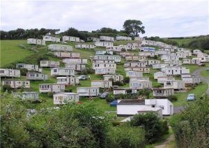 The Gloucestershire caravan park is situated at Beech Hill Farm