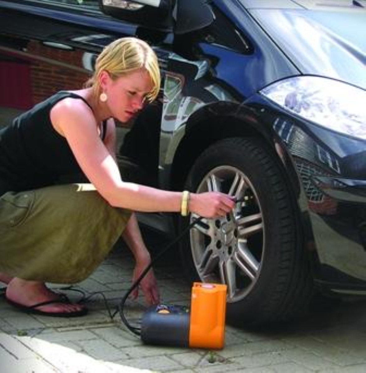 Tyre pressure checks like this could become a thing of the past