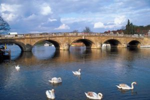 The five arched Henley bridge is one of the town's most beautiful landmarks