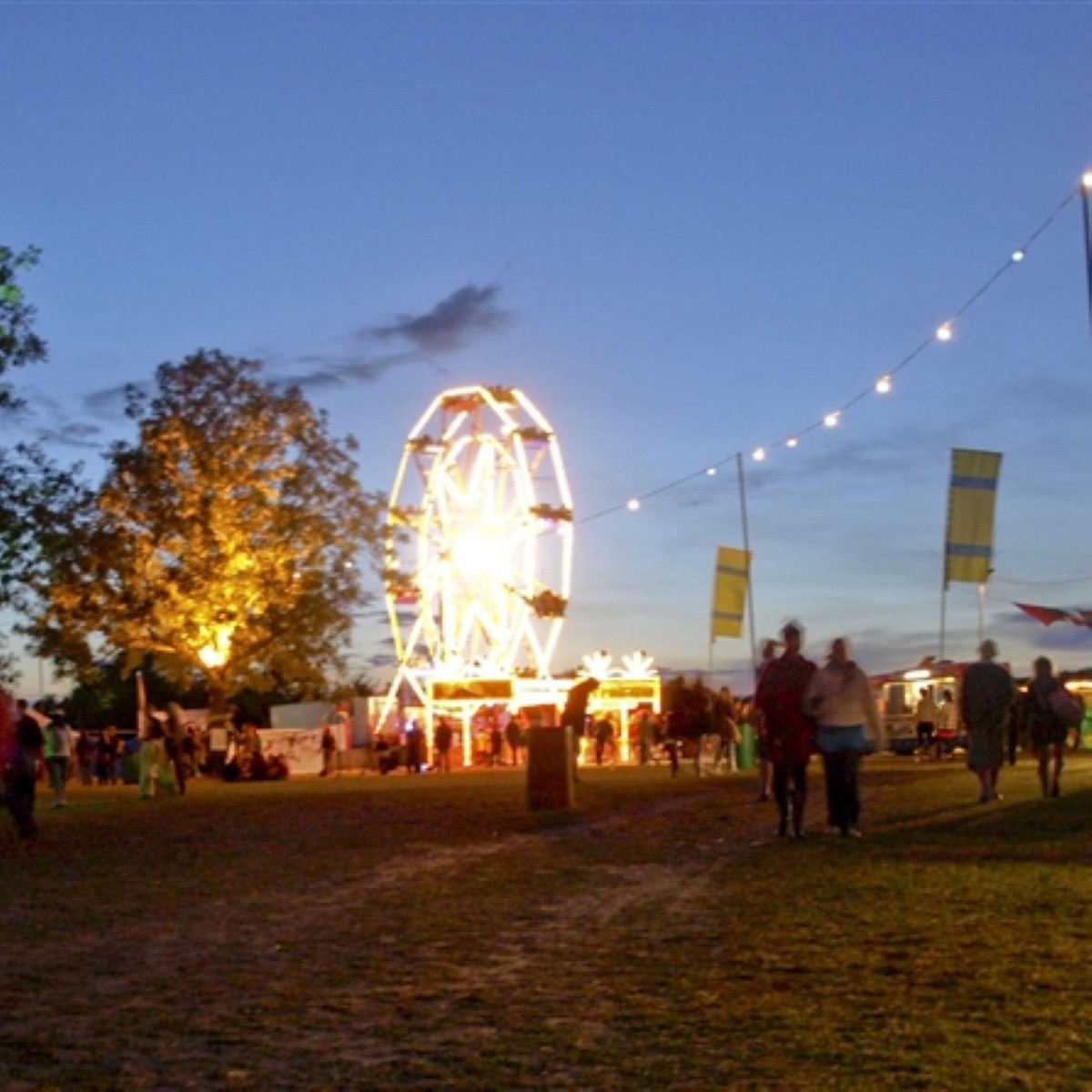 A number of the UK's top music festivals welcome caravans to their site