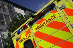 Ambulances were called out to the four-car incident