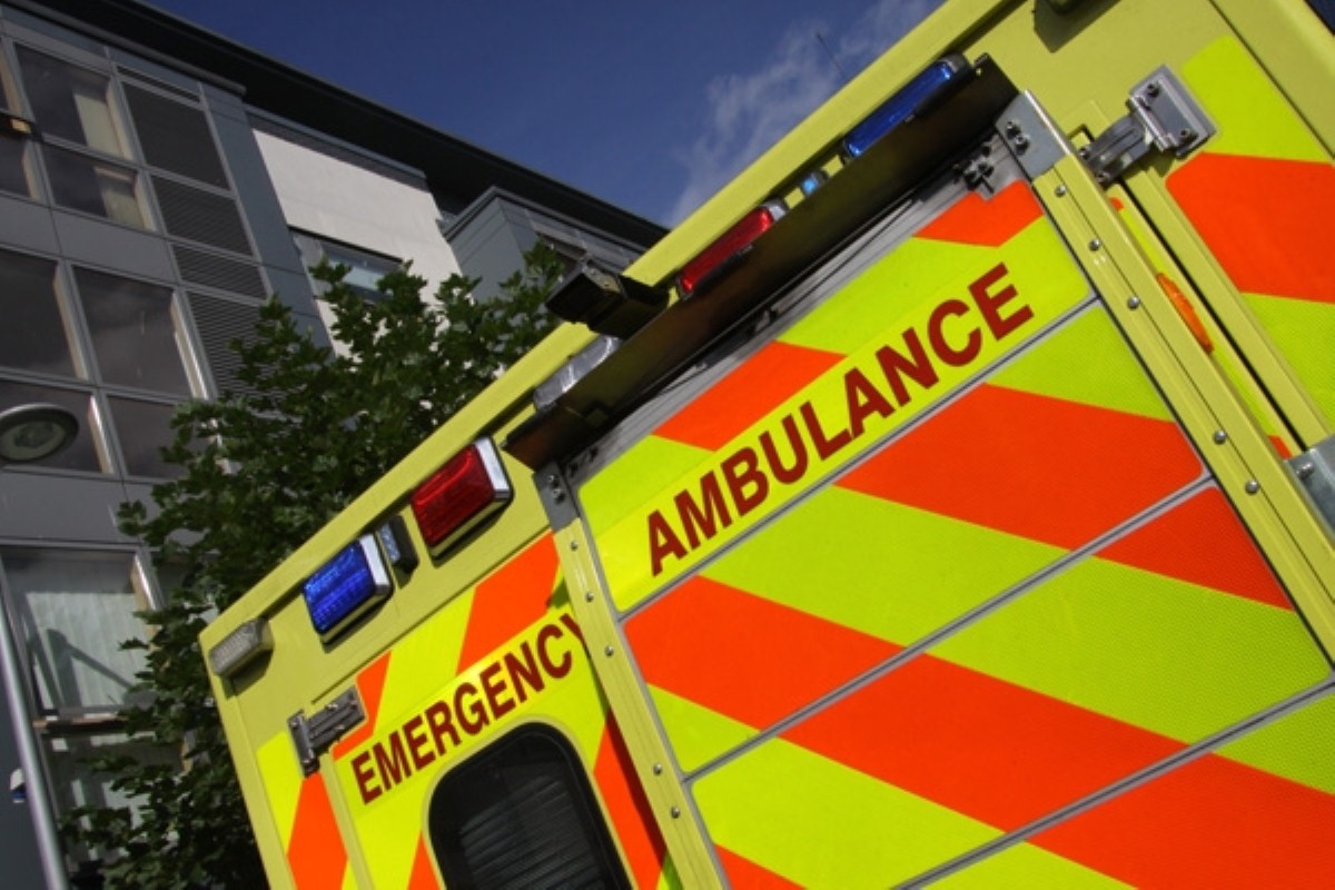 Ambulances were called out to the four-car incident