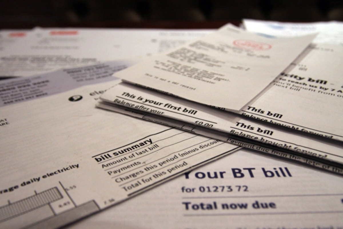 The family of six face having their utilities cut off by the end of the week