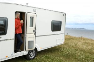 A great-grandmother of eight has spoken of her caravanning days