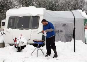 All-year caravanning is becoming increasingly popular