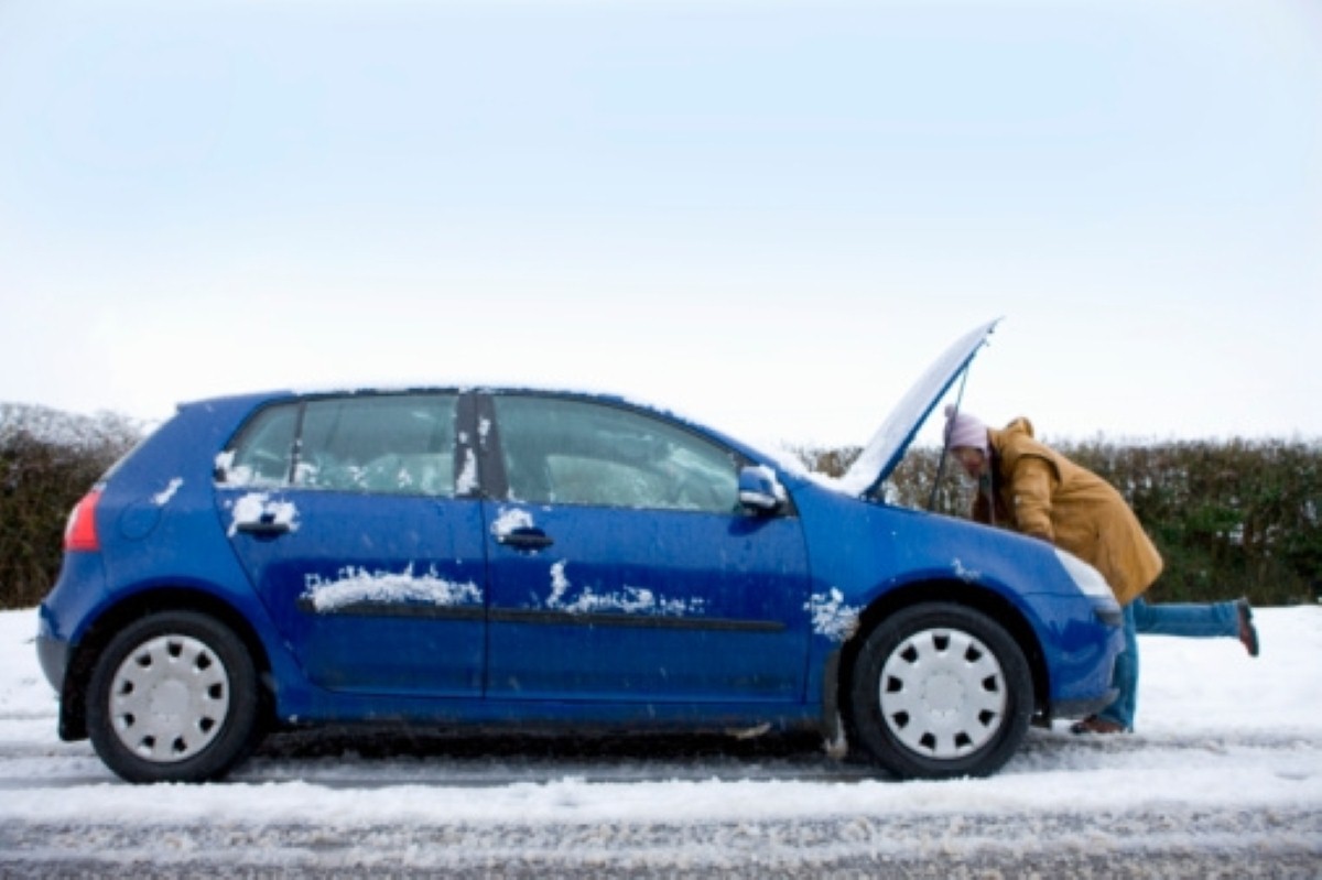 Driving in winter can shorten your temper