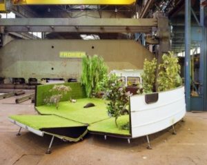 The artwork is capable of seating up to 15 people