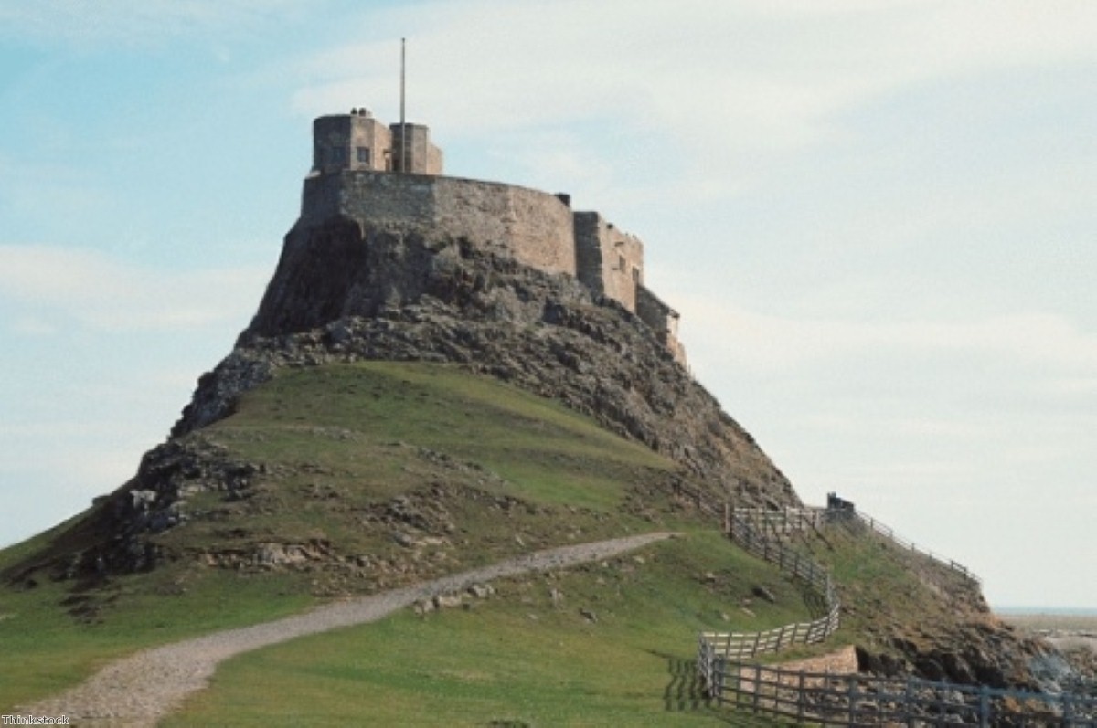 Views of Lindisfarne inspired one local caravanner to undertake an ambitious paint job