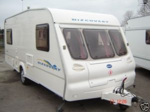 Hull Caravans sells a wide range of used tourers incuding the Bailey Discovery (above)