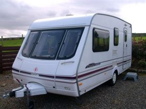Amber Leisure offers second hand tourers from leading brands such as Swift (pictured), Bailey, Elddis and Lunar.