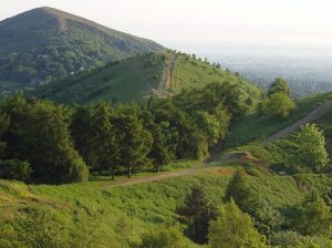 The Malvern Hills provide the scenic setting for this new caravan show