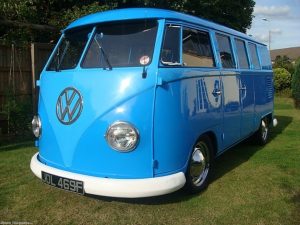 Simon Thompson restored this classic VW campervan to tour France