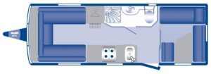 The new Bailey Pegasus 646 offers increased space and flexibility