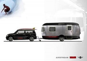 The caravan is a one-off from American trailer company Aistream