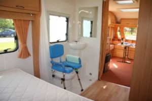 The charity had adapted a caravan for wheelchair users