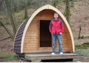The camping pods are proving popular with visitors