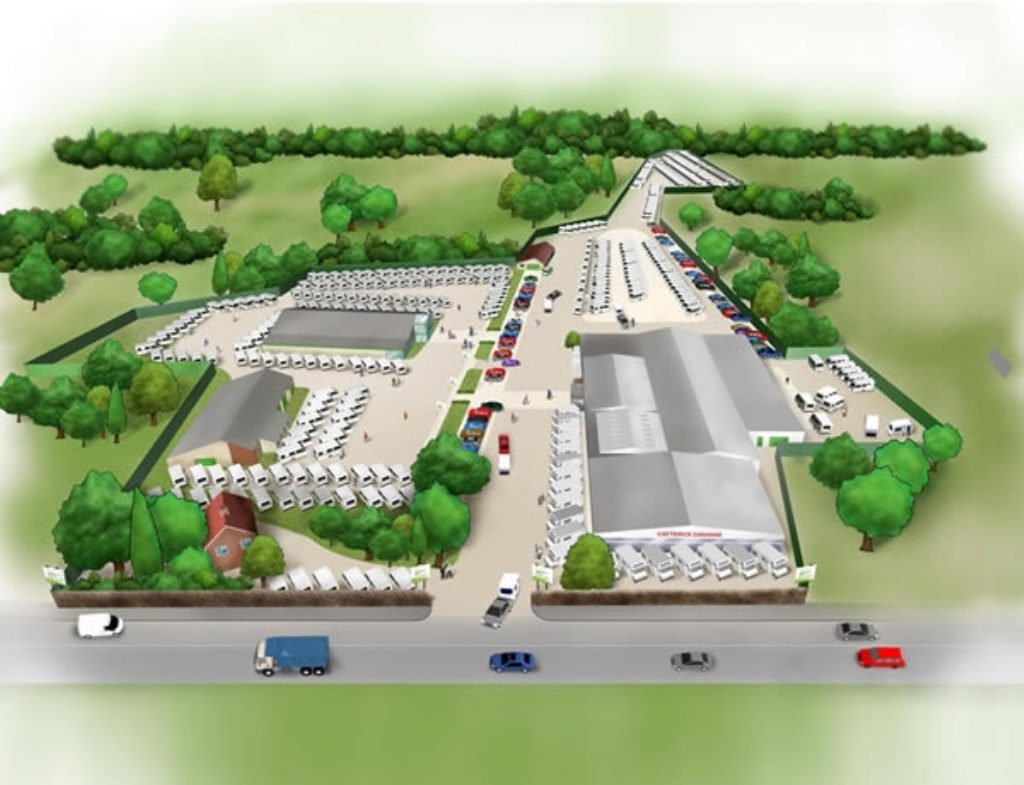 The 8-acre site will be used for the first show from Catterick Caravans