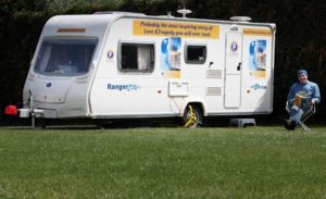 Jack George Edmunson had been touring the country in his Bailey Ranger caravan before returning home