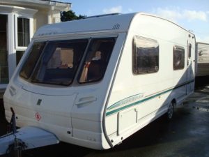 The caravan which was stolen from storage is similar to the model above