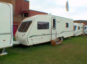 The Bessacarr caravan was worth approximately £40,000