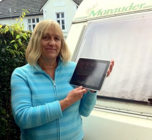 Keen caravanner (and new Caravan Times member) Sally Mottram is the winner of our NEC show prize draw
