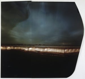 The photo above was taken using a caravan as a giant camera, collecting light onto photo paper