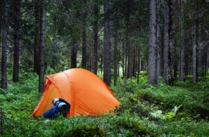 The tents involved were subjected to the conditions of a thunderstorm