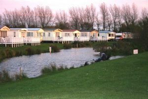 Thorpe Caravan Park has been closed for the winter season but visitors can still walk around