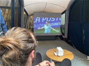 Outwell projector screen