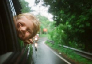 Child in car