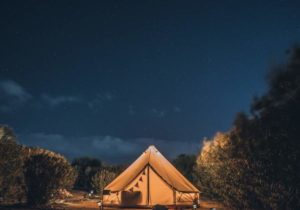 A glamping experience