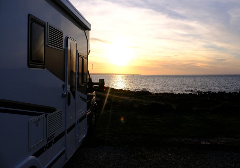 caravan by the sea