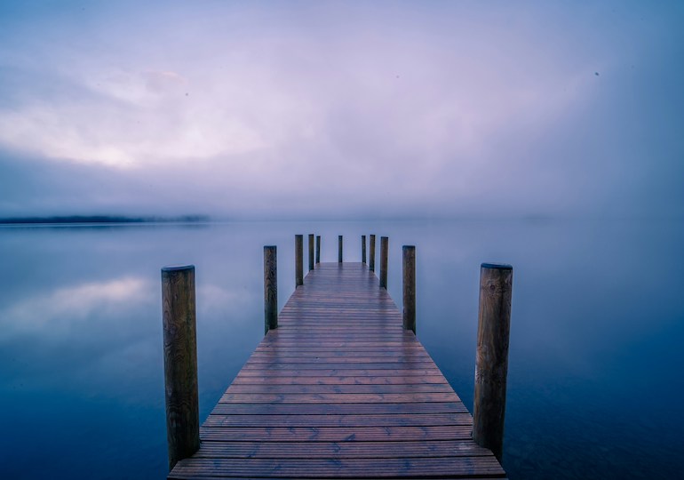 View from the jetty on Derwentwater